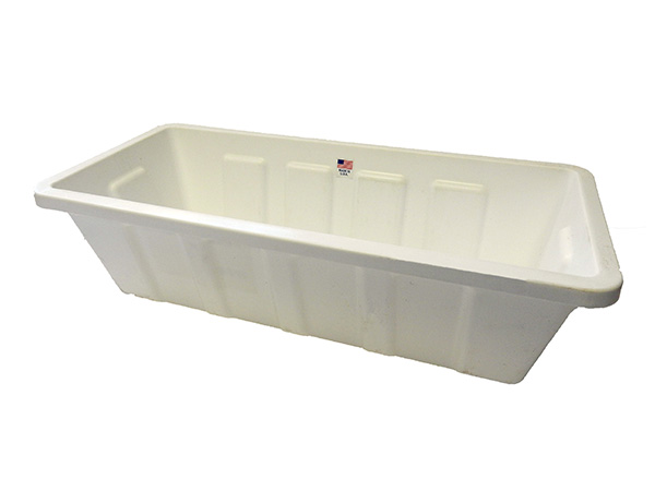 Novelty Polly Pro Flower Box 18.00 White - 10 per case - Decorative Planters